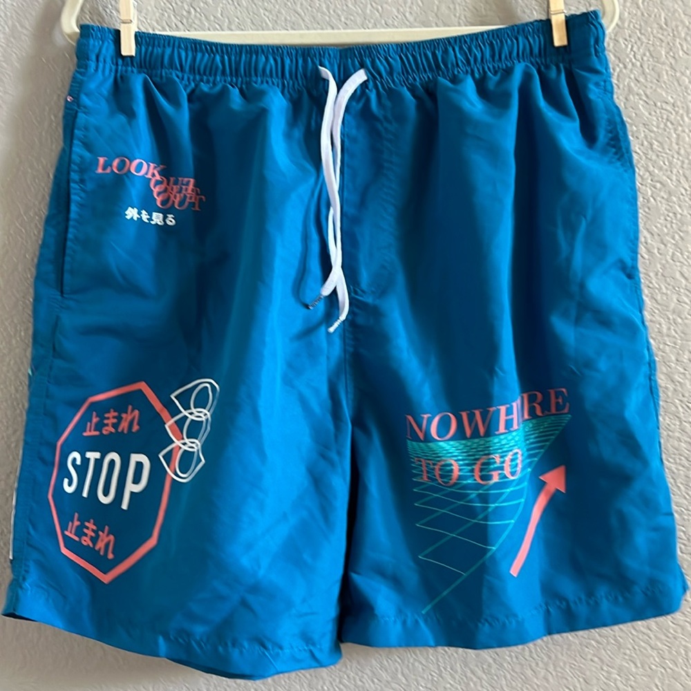 Brooklyn Cloth Mens Volley Swim Trunks Size XL